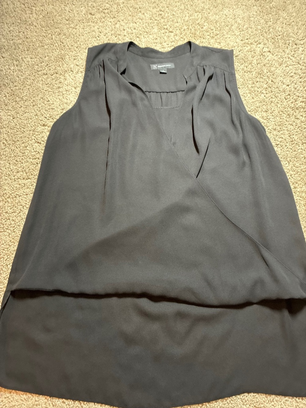 women’s black inc top